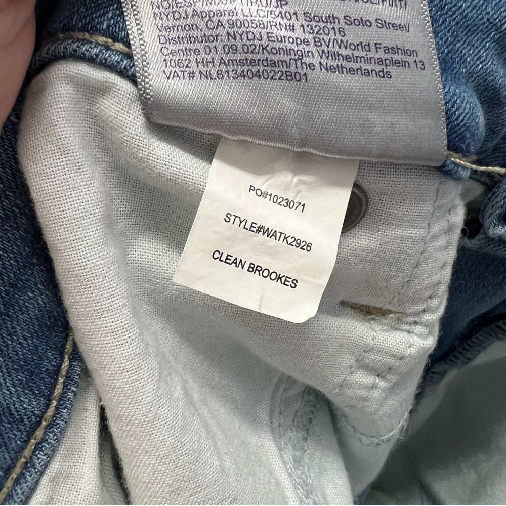 NYDJ Relaxed Straight Jeans in Clean Brookes - Picture 9 of 10
